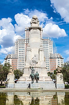 Don Quixote and Sancho Panza  in Madrid