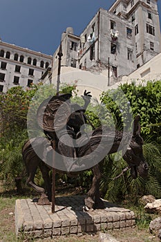 Don Quixote Statue Havana Cuba