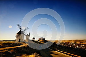 Don Quixote windmills Consuegra, Toledo Spain.