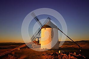 Don Quixote windmills Consuegra, Toledo Spain.