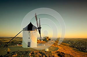 Don Quixote windmills Consuegra, Toledo Spain.