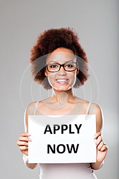 Don't be scared and apply now says this woman