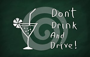 Don't drink and drive!