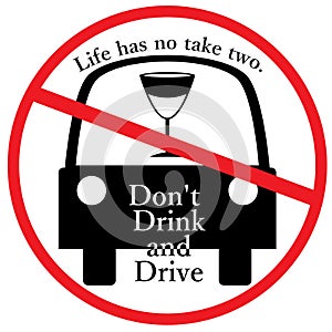 Don't Drink and Drive sign