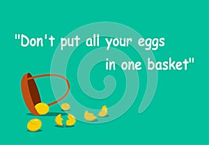 Don`t put all your eggs in one basket with art