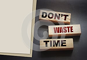 Don't waste time on wooden blocks. Personal career concept