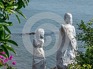 Dona Paula Jetty Statue, Shot from Dona Paula Jetty, Panaji , Goa