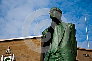 Donald Dewar statue at Buchanan street, Glasgow photo