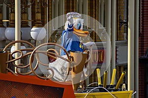 Donald duck in Mickey and Minnie`s Surprise Celebration parade at Walt Disney World  2