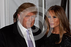 Donald and Melanie Trump