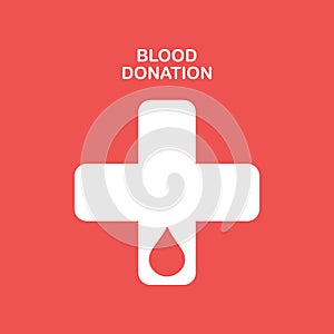 Donate Blood Concept Illustration Background For World Blood Donor Day