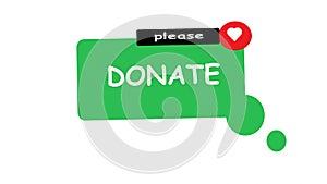 Donate chat. donation button. donate Icon. International charity day. donate now.