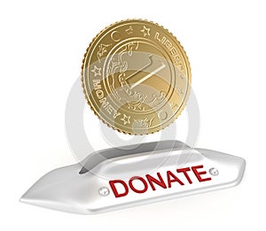 Donate concept icon