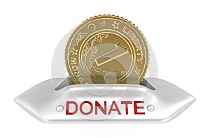 Donate concept icon