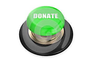 Donate green push-button