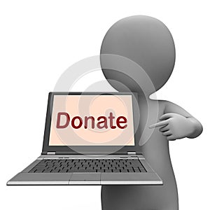 Donate Laptop Shows Contribute Donations