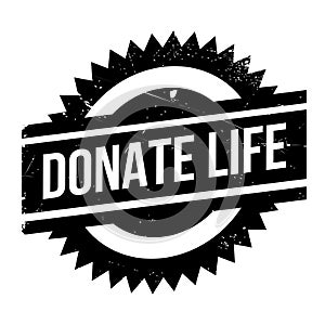 Donate Life rubber stamp