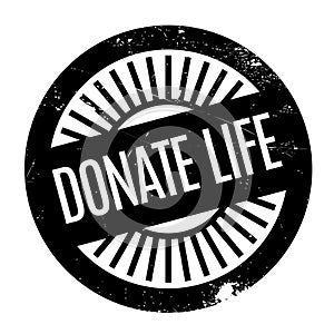 Donate Life rubber stamp