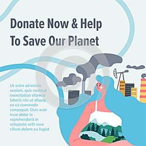Donate now and help to save our planet ecology