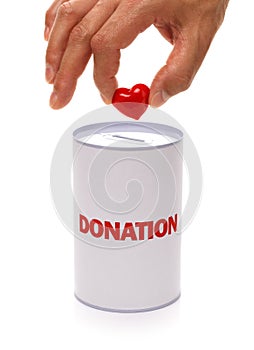 Donation box photo