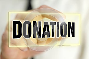 Donation button