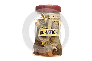 Donation in a Jar