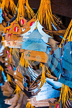 Donation Label at Cherntawan International Meditation Center