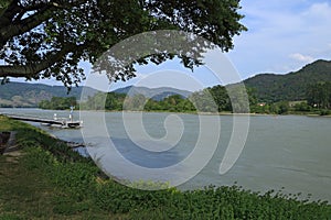 Donau river in Wachau valley