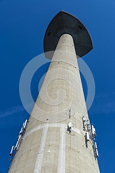 Donauturm or Danube Tower, telecommunications tower in Vienna, Austria