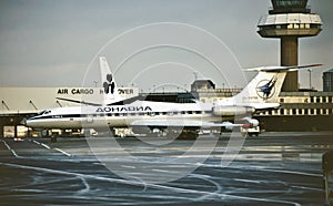 Donavia Airlines Tupolev TU-134 taken in 1994