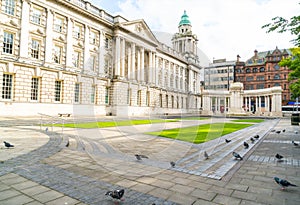 Donegall Square in Belfast, Northern Ireland