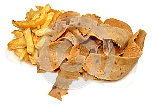 Doner Meat And Chips