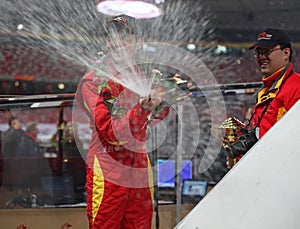 He Bin at the Race of Champions Beijing 2009