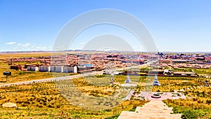 Dong-ujimqin-qi town town panorama.