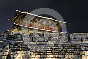 Dongdaemun gate landmark in seoul south korea