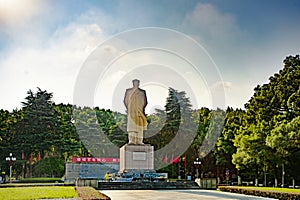 Dongfanghong square in theTown of Universities in Changsha, Hunan