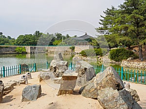 Donggung Palace and Wolji Pond in Gyeongju photo