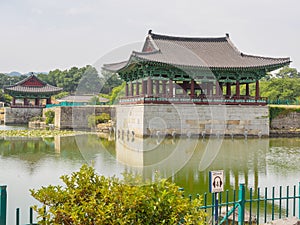 Donggung Palace and Wolji Pond in Gyeongju photo