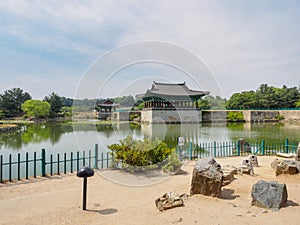 Donggung Palace and Wolji Pond in Gyeongju photo