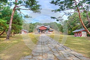 Donggureung royal tomb complex near Seoul, Republic of Korea