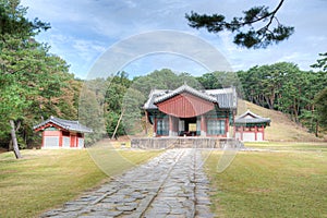 Donggureung royal tomb complex near Seoul, Republic of Korea