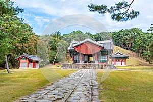 Donggureung royal tomb complex near Seoul, Republic of Korea