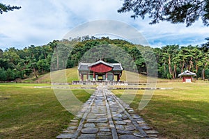 Donggureung royal tomb complex near Seoul, Republic of Korea