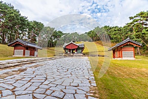 Donggureung royal tomb complex near Seoul, Republic of Korea