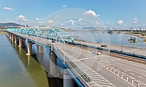 Dongjak bridge over Han river