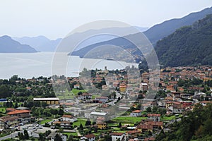 Dongo, municipality of Gravedona in Lake Como in Italy