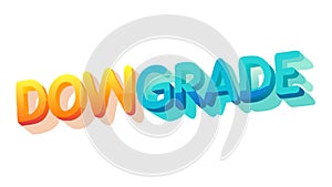 DONGRADE Text Logo, System Version Reversion Software, vector design Generative AI