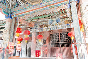 Dongyue Temple. a famous historic site in Pu County, Shanxi, China.