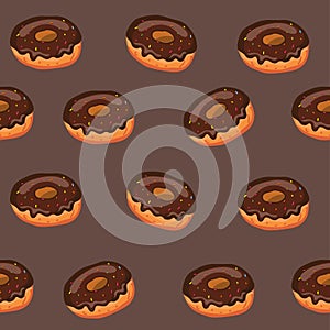 Donit seamless pattern background vector