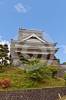 Donjon of Kaminoyama Castle, Yamagata Prefecture, Japan photo